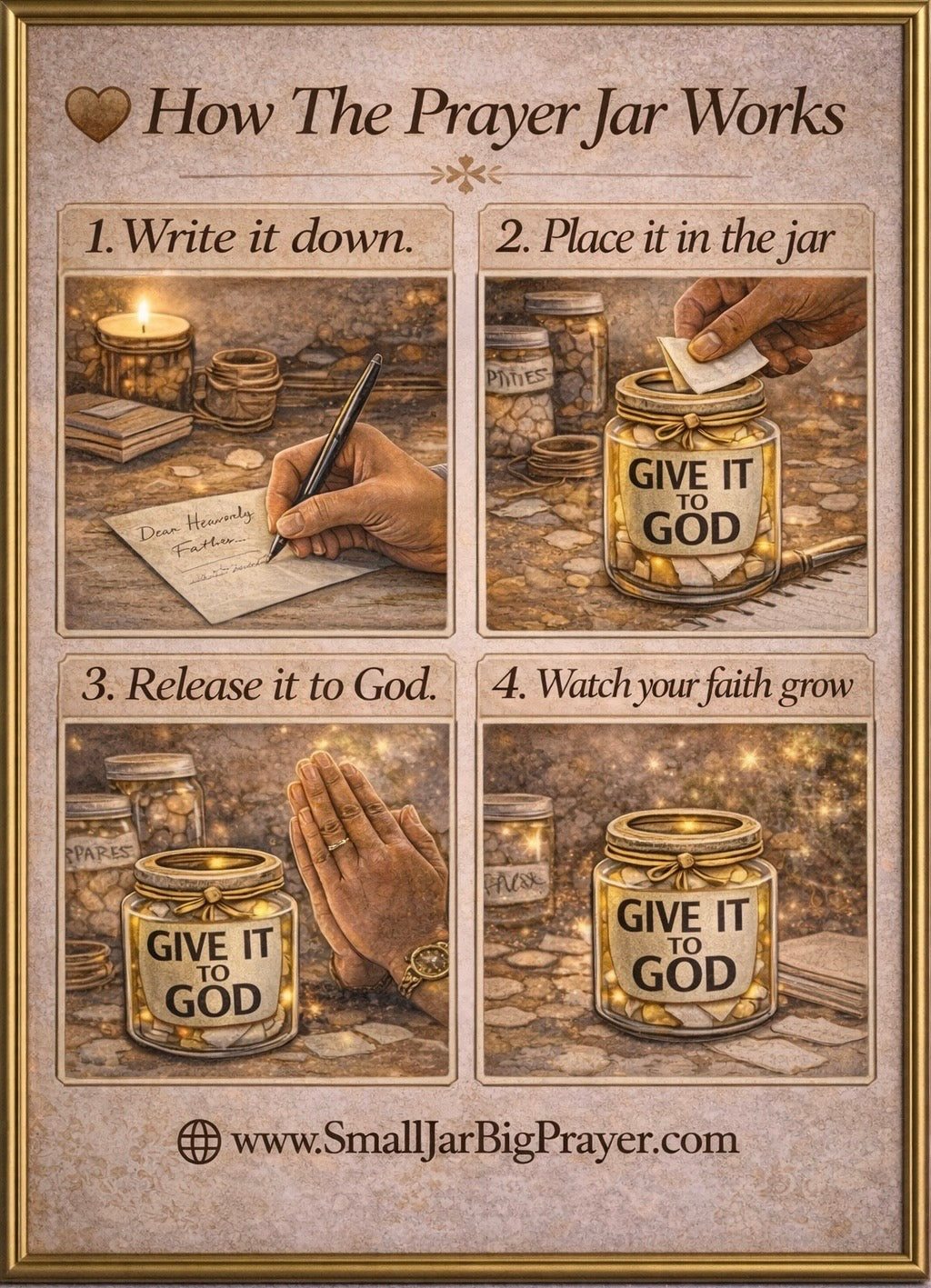 Leopard Crown™ Limited Edition Prayer/Gratitude Jar